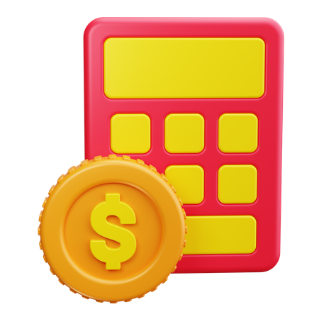 Financial Calculation  3D Icon