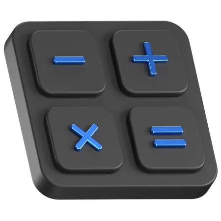 Financial Calculation  3D Icon