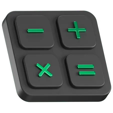 Financial Calculation  3D Icon