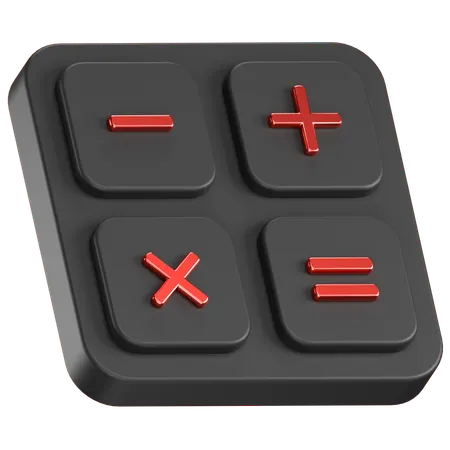 Financial Calculation  3D Icon