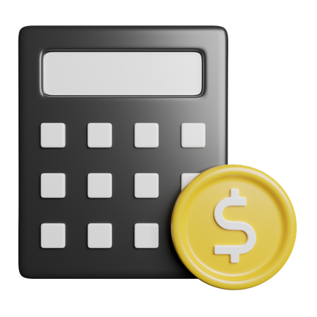 Financial Calculation  3D Icon