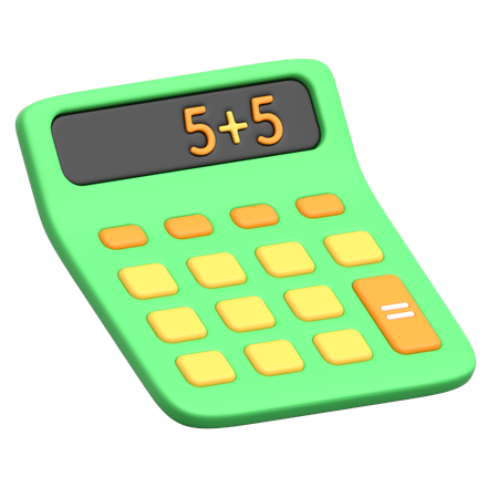 Financial Calculation  3D Icon
