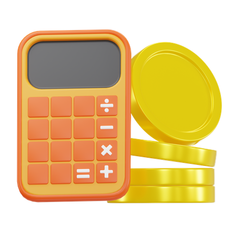 Financial Calculation  3D Icon