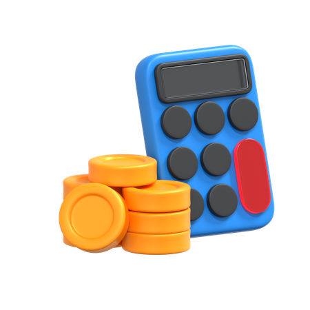 Financial Calculation  3D Icon