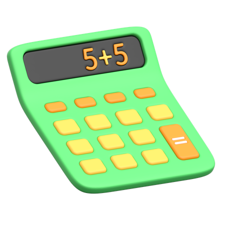 Financial Calculation  3D Icon