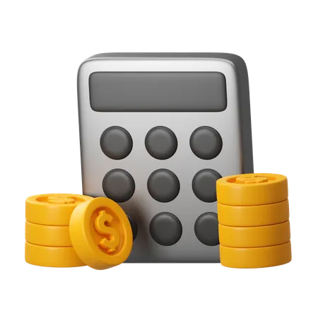 Financial Calculation  3D Icon
