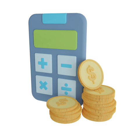 Financial Calculation  3D Icon