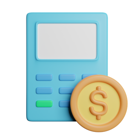 Financial Calculation  3D Icon