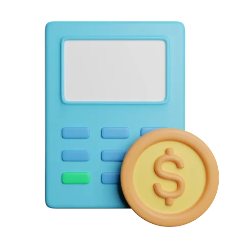 Financial Calculation  3D Icon