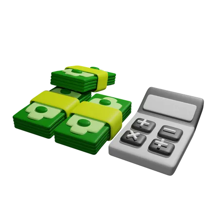 Financial Calculation  3D Icon