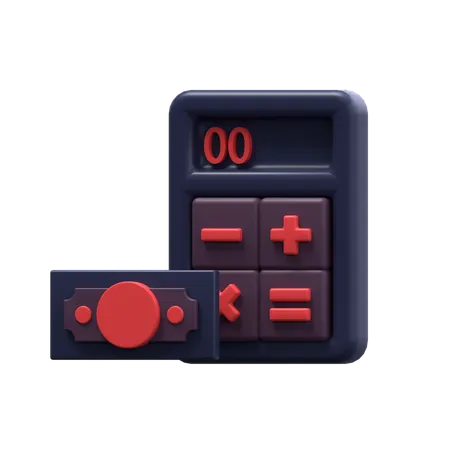 Financial Calculation  3D Icon