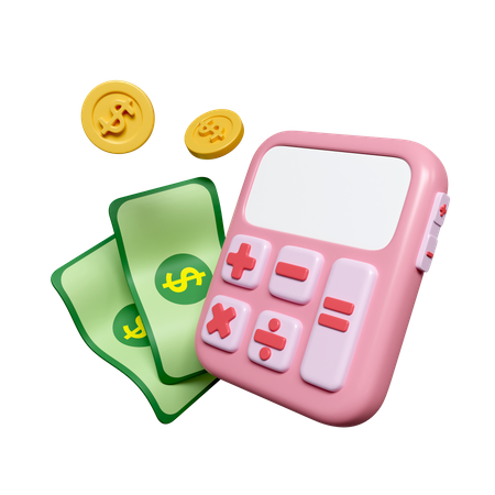 Financial Calculation  3D Icon