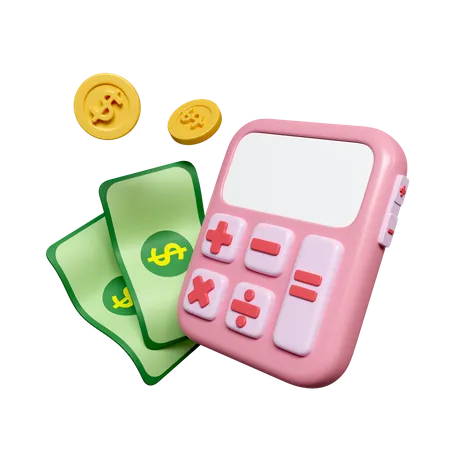 Financial Calculation  3D Icon