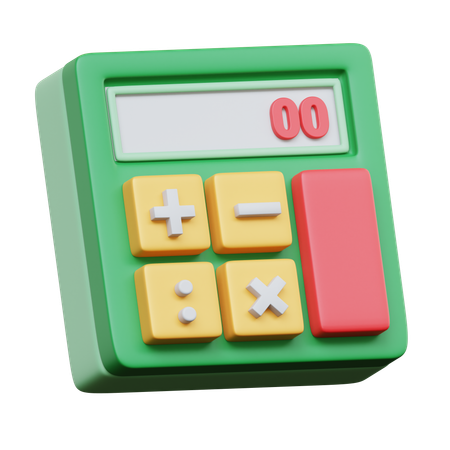 Financial Calculation  3D Icon
