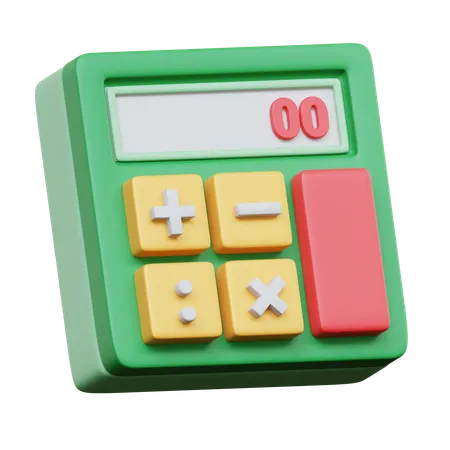 Financial Calculation  3D Icon
