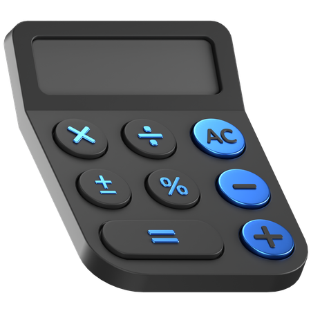 Financial Calculation  3D Icon