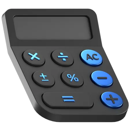 Financial Calculation  3D Icon
