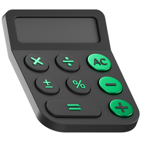 Financial Calculation  3D Icon