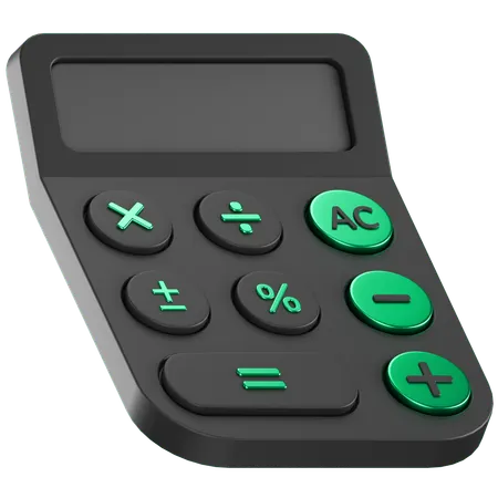Financial Calculation  3D Icon