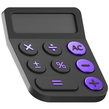 Financial Calculation  3D Icon