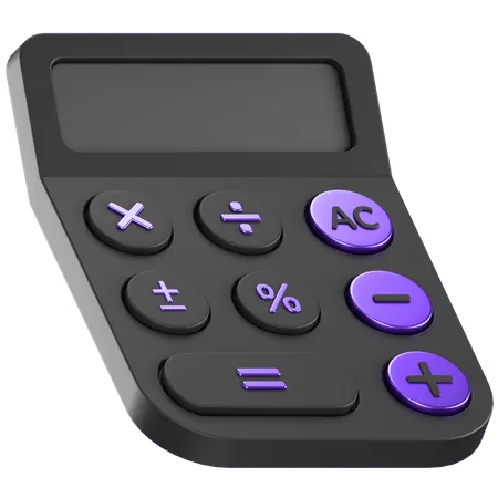 Financial Calculation  3D Icon