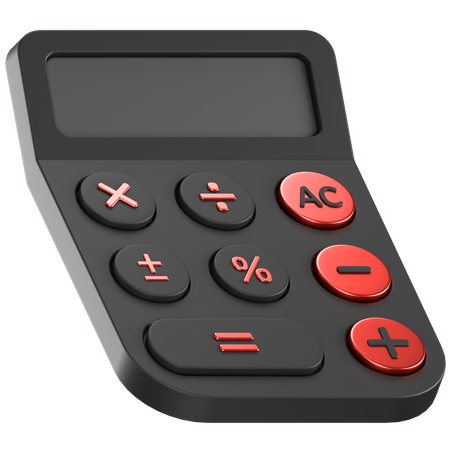 Financial Calculation  3D Icon