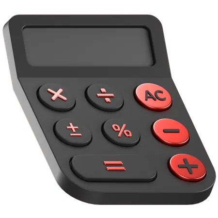 Financial Calculation  3D Icon