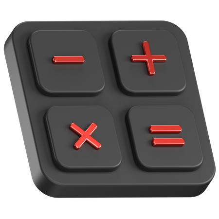 Financial Calculation  3D Icon