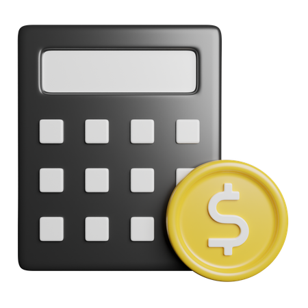 Financial Calculation  3D Icon