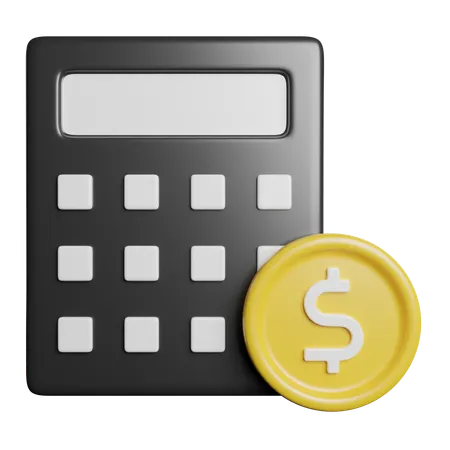 Financial Calculation  3D Icon