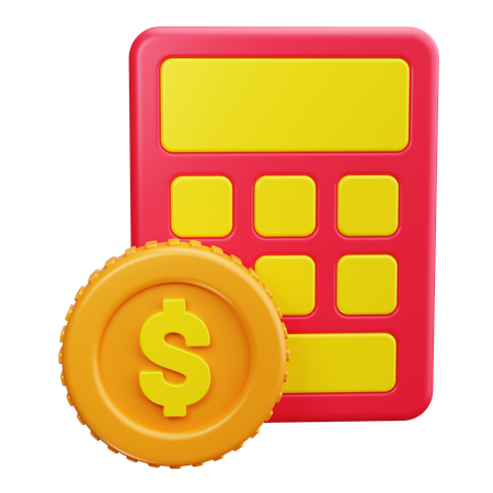 Financial Calculation  3D Icon