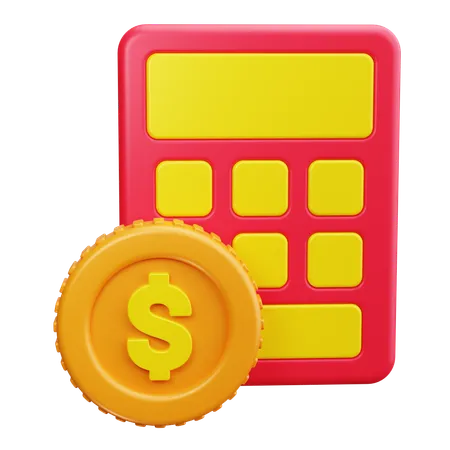 Financial Calculation  3D Icon