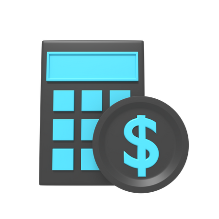 Financial Calculation  3D Icon