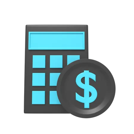 Financial Calculation  3D Icon