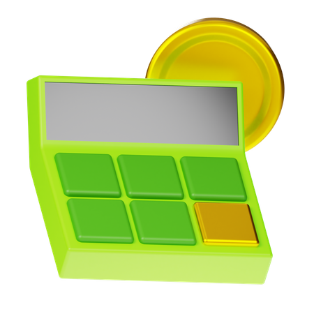 Financial Calculation  3D Icon