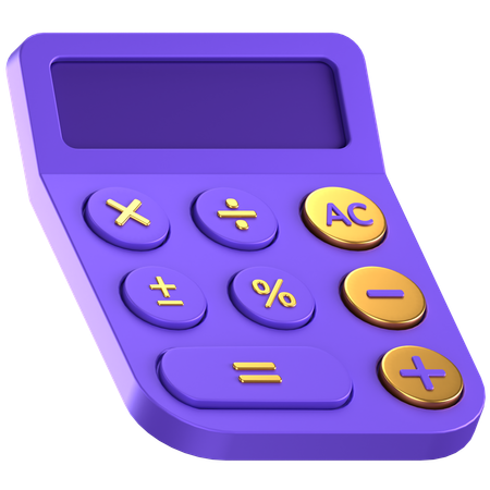 Financial Calculation  3D Icon