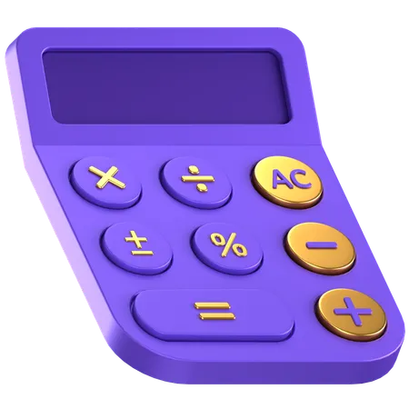 Financial Calculation  3D Icon