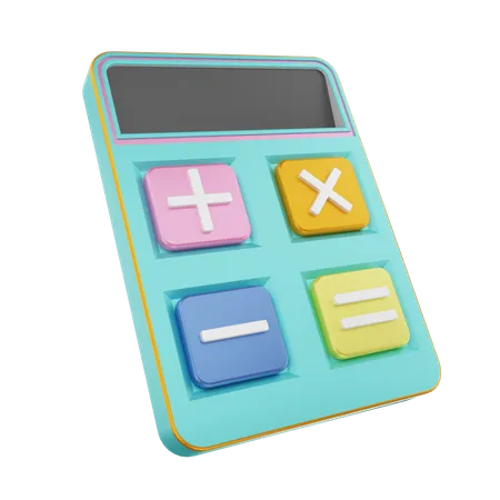 Financial Calculation  3D Icon