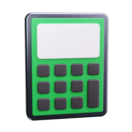 Financial Calculation  3D Icon