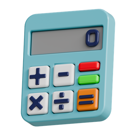 Financial Calculation  3D Icon