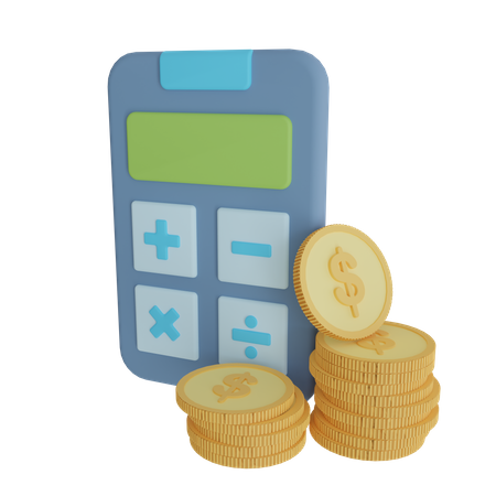Financial Calculation  3D Icon