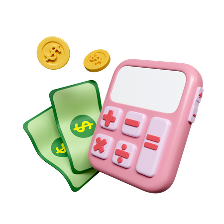 Financial Calculation  3D Icon