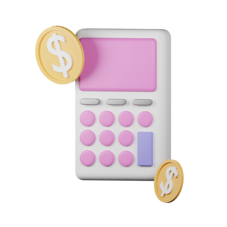Financial Calculation  3D Icon