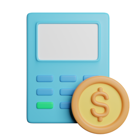 Financial Calculation  3D Icon