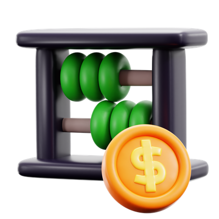 Financial Calculation  3D Icon
