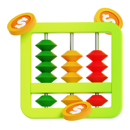 Financial Calculation  3D Icon