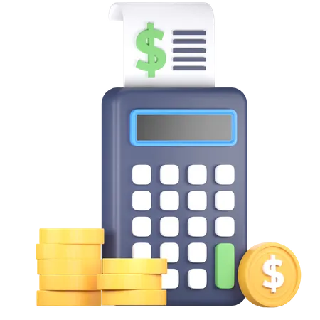 Business Profit Analysis Calculation Financial 3 D Icon Illustration 3D Icon