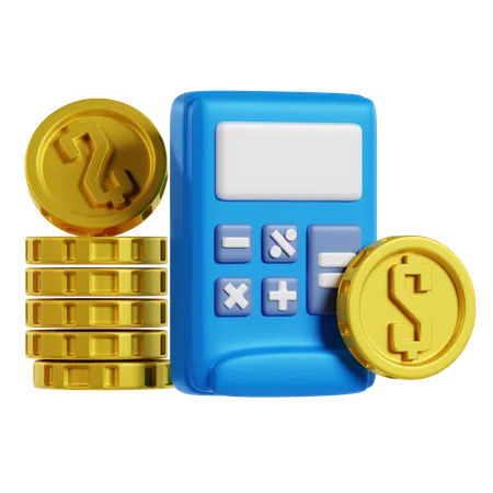 Money Counting Icon Illustration 3 D Rendering 3D Icon