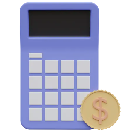 Financial Calculation 3D Icon