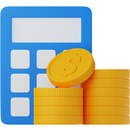 Financial  Calculator  3D Icon